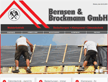 Tablet Screenshot of bernsen-brockmann.de